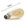 electriQ ST64 Smart dimmable Wifi filament bulb with B22 bayonet fitting - Smoked Amber finish - Alexa & Google Home compatible