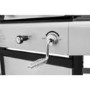 Boss Grill Premium Dual Fuel - 2 Burner Dual Fuel BBQ Grill with Side Burner - Stainless Steel