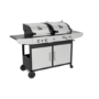 Boss Grill Premium Dual Fuel - 2 Burner Dual Fuel BBQ Grill with Side Burner - Stainless Steel
