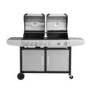 Boss Grill Premium Dual Fuel - 2 Burner Dual Fuel BBQ Grill with Side Burner - Stainless Steel