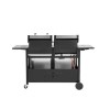 Boss Grill Premium Dual Fuel - 2 Burner Dual Fuel BBQ Grill with Side Burner - Stainless Steel