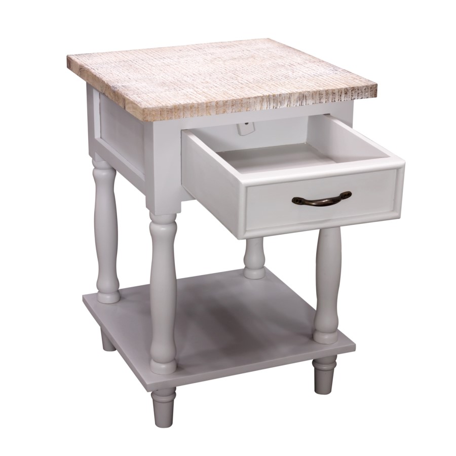 Signature North Fairburn 1 Drawer Side Table 