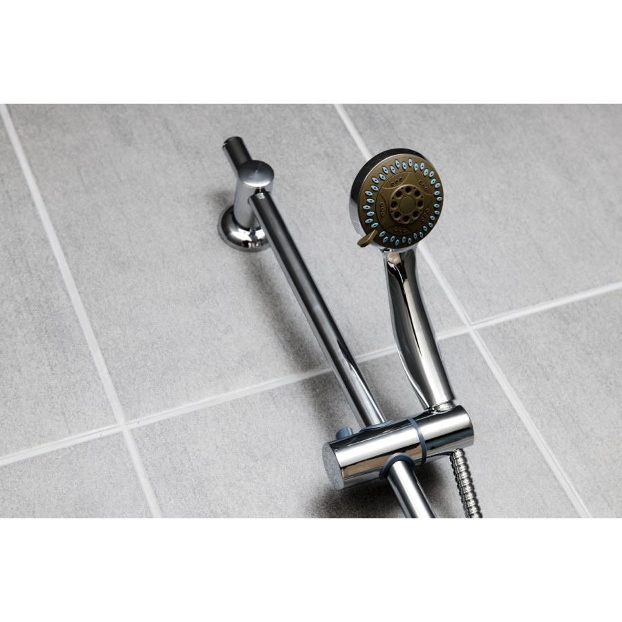 Round Shower with Thermostatic Valve & Slide Rail Kit