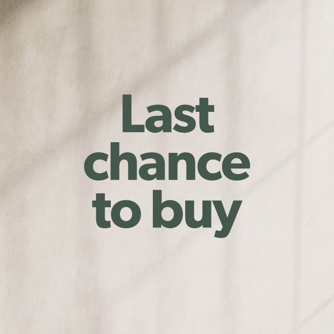 Last chance to buy - Shop Clearance