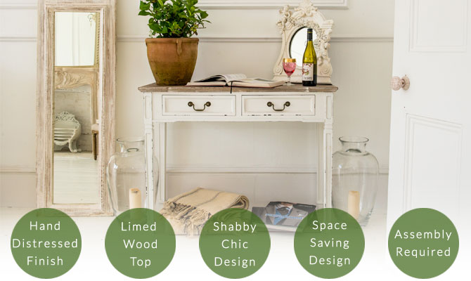 New hampshire console table features