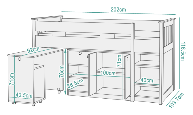 merlin dimensions