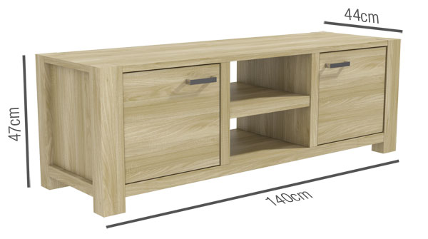 Bailey TV Unit Dimensions