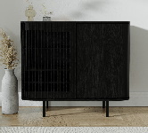 Black Wine Racks and Drinks Cabinets