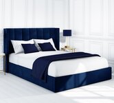 Blue Velvet Beds.