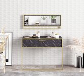 Marble Console Tables.