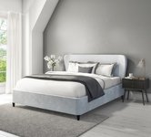 Upholstered Ottoman Grey Beds.