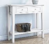 White Console Tables.