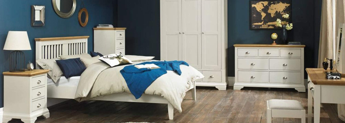 Atlanta two tone bedroom furniture