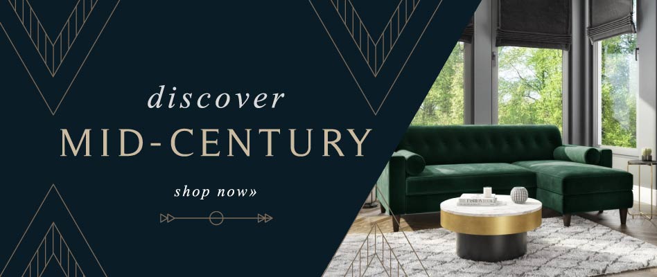 Mid Century Style Furniture Banner Desktop.
