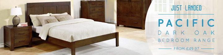 Pacific Dark Oak Bedroom Range