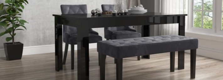 High Gloss Dining Collections, High Dining Table And Chairs Uk