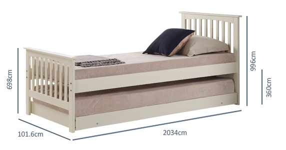 oxford captain bed dimensions