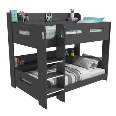 GRADE A1 Sky Bunk Bed in Dark Grey Ladder Can Be Fitted Either