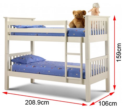 Barcelona White Bunks