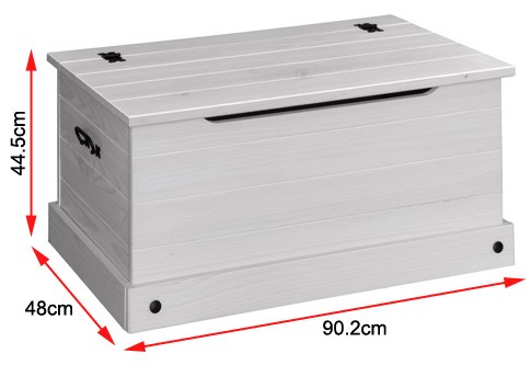 CRW540 Blanket box with dimensions