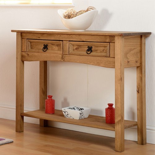 Corona console table