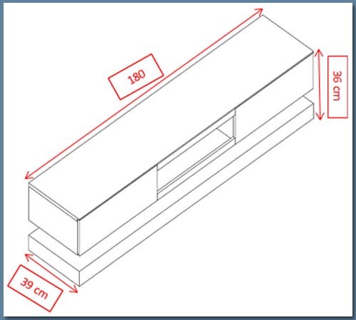 AU2275B Mayfair TV unit