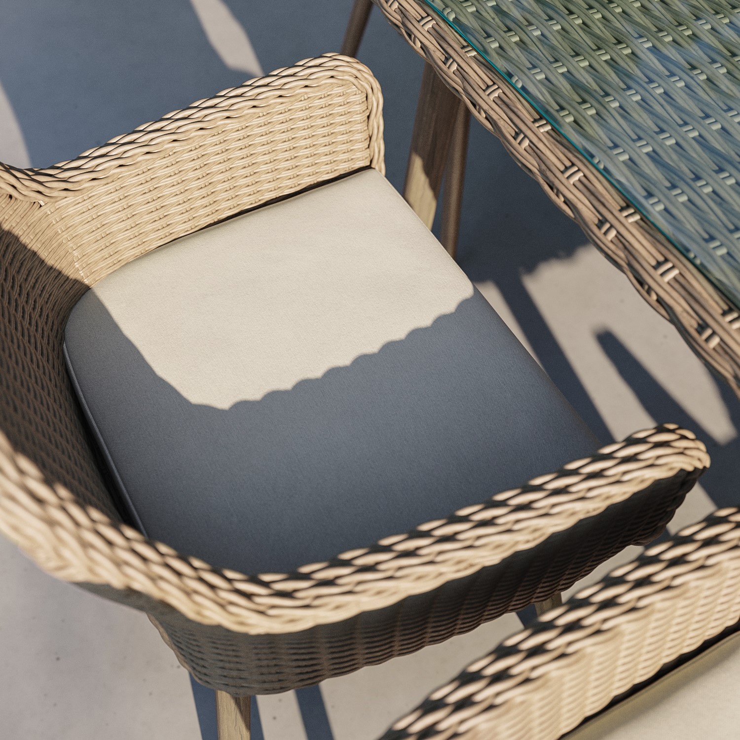 Handwoven Rattan Chair