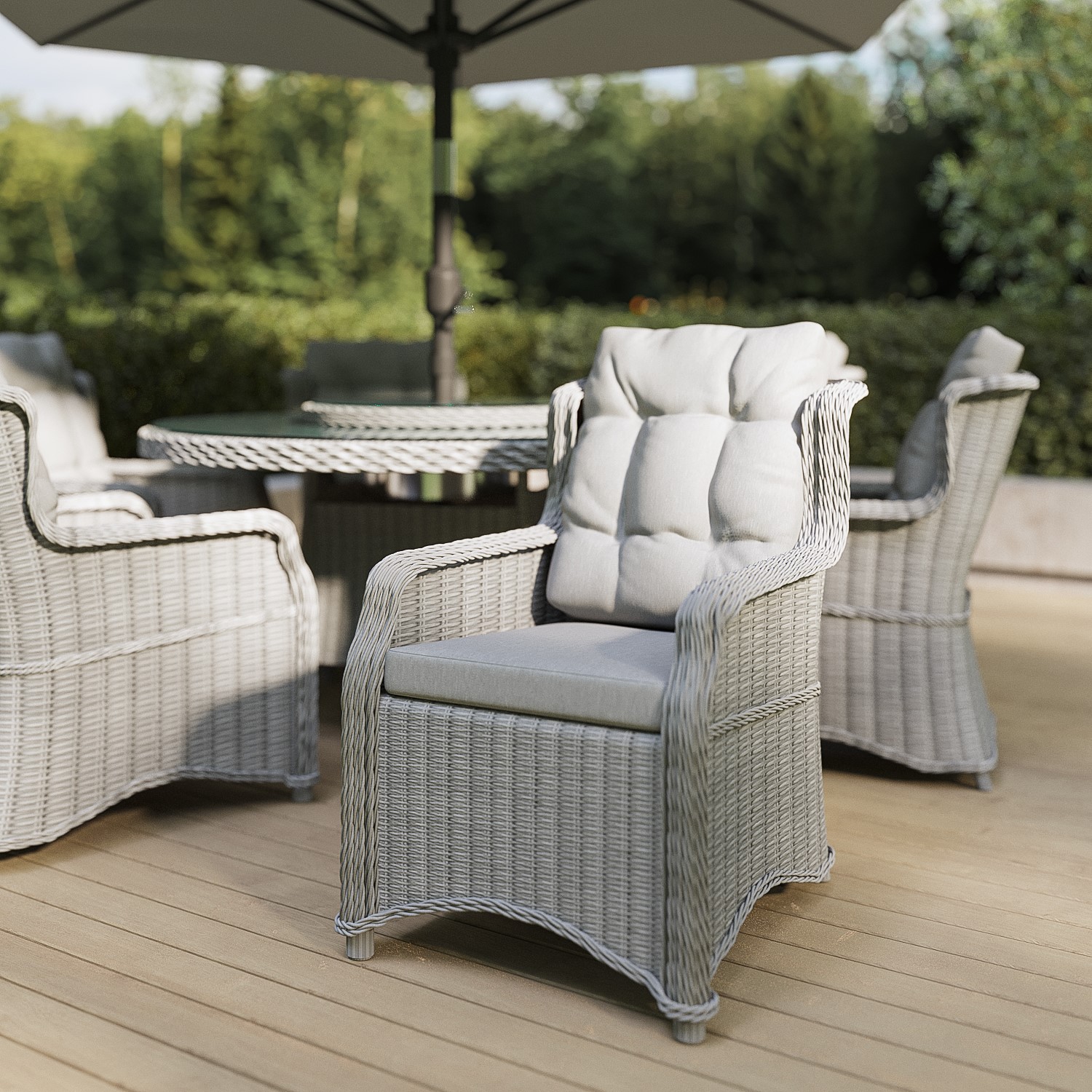 Rattan chairs