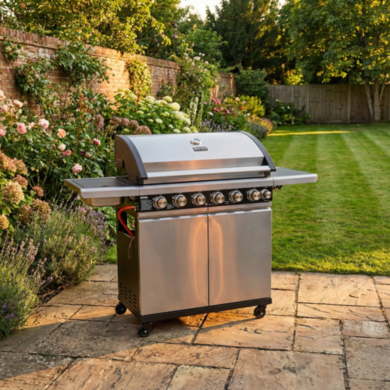 Boss Grill Alabama Elite Burner Gas BBQ with Side Burner