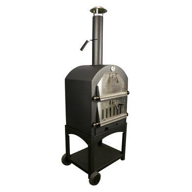 3-in-1 Charcoal Outdoor Pizza Oven BBQ Smoker Includes BBQ