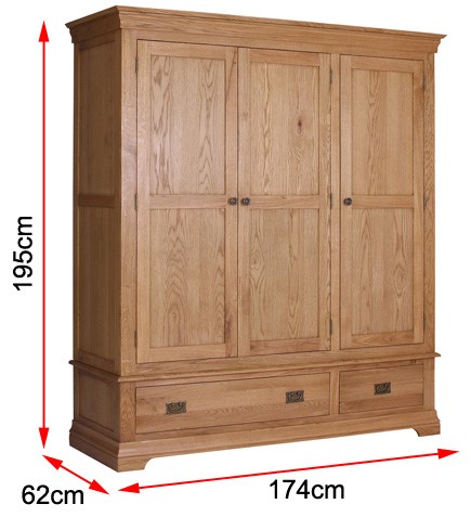 loire wardrobe dimensions