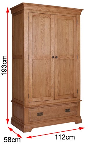 loire wardrobe dimensions