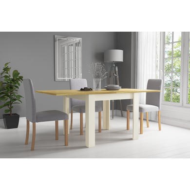 GRADE A2 New Town Oak Extendable Dining Table Seats