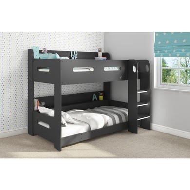 GRADE A1 Sky Bunk Bed in Dark Grey Ladder Can Be Fitted Either