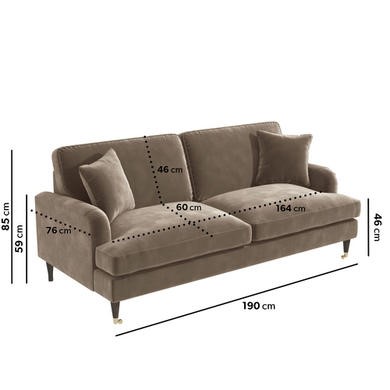 アデペシュ　WARM 3 seat sofa アデペシュ WARM 3 seat sofa