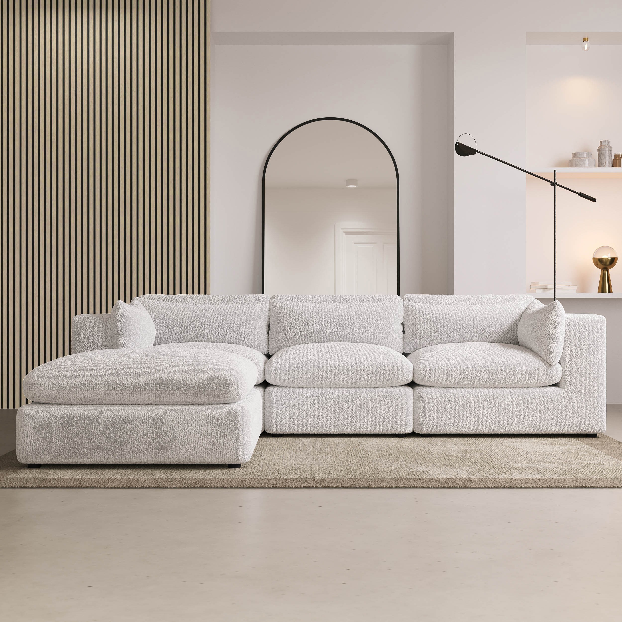 acoustic wall panels with sofa