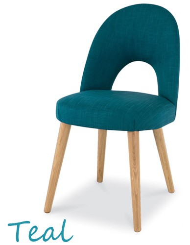 Teal Oslo Oak chair