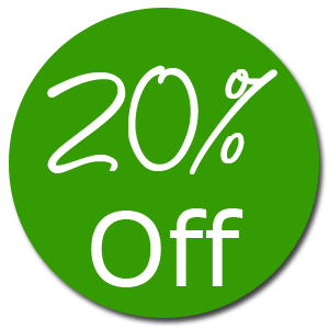 twenty percent off